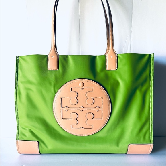 Tory Burch ELLA TOTE WHEATGRASS. - Picture 4 of 7